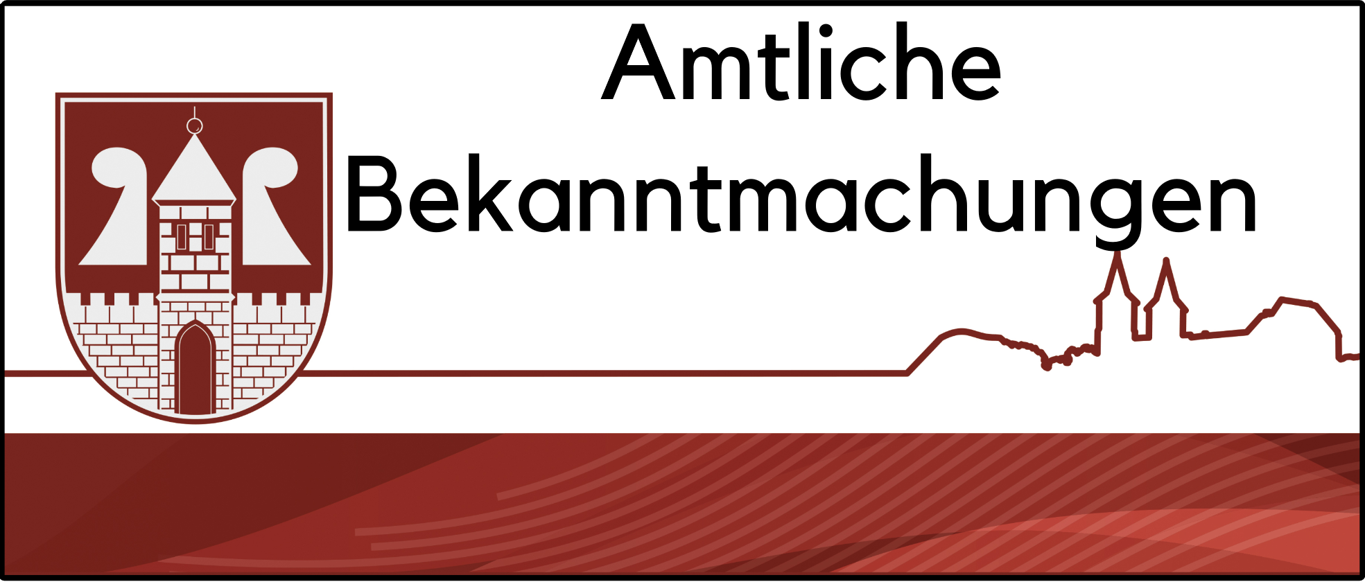 Amtliche Bekanntmachungen