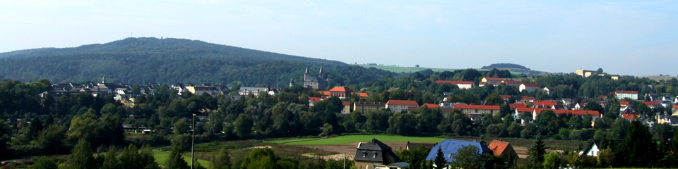 Blick auf den Rochlitzer Berg