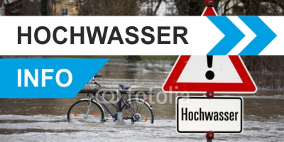 Button Hochwasser Info